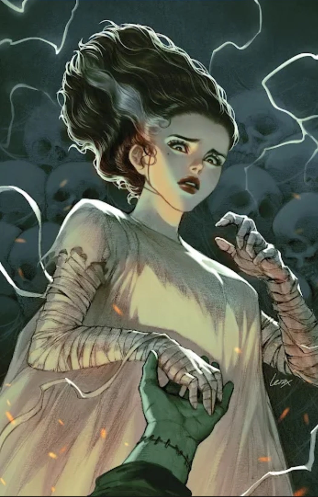 Bride of Frankenstein #1 Leirix Li VIRGIN Ltd to 700 PRESALE 10/28