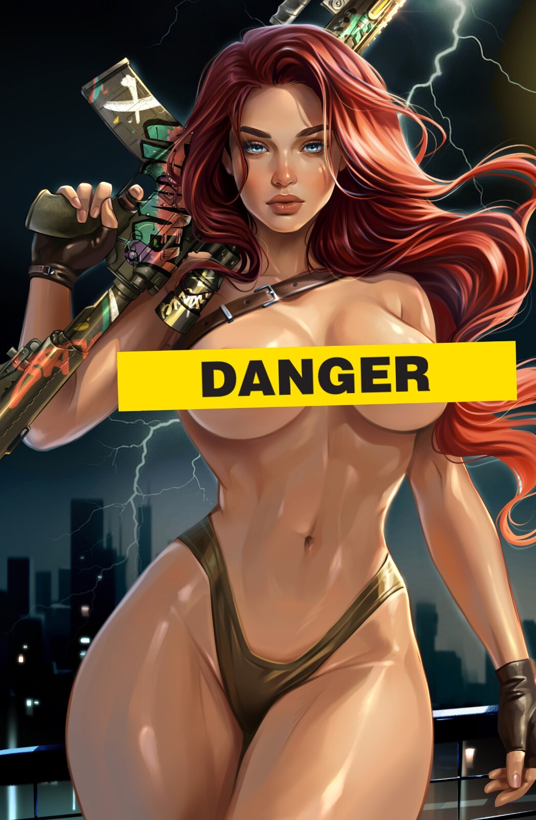 HEAT SEEKER EXPOSED #1 - KATYA SINYUKHINA VIRGIN VARIANT COVER B FANEXPO DALLAS