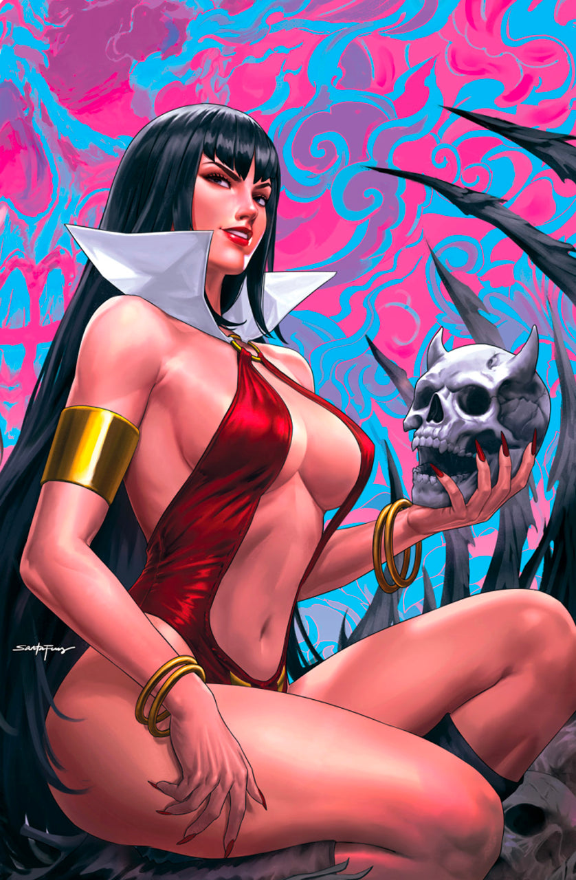 WITCHBLADE VAMPIRELLA #1 - SANTA FUNG COVER B VIRGIN VARIANT KNIGHT OF COMICS FAN EXPO DALLAS 2026 EXCLUSIVE LTD 500