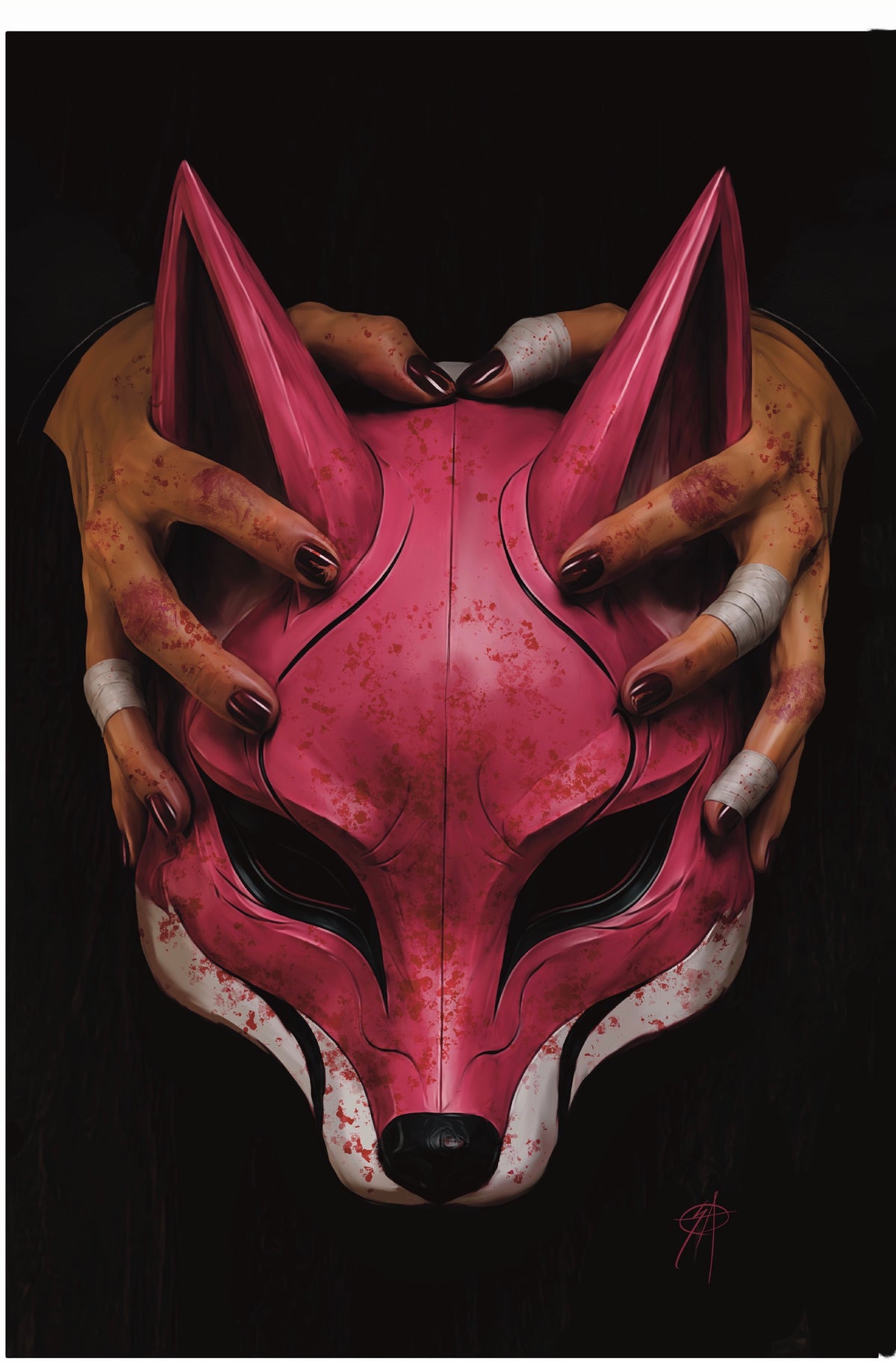 Exquisite Corpses: Fox Mask Killer #1 SETH ADAMS Big Dex Comics Exclusive Virgin Variant LTD 500