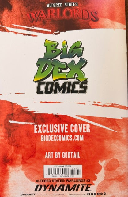 Altered States Warlords #3 GODTAIL Fan Expo Dallas Exclusive Exclusive Virgin Variants (PRE-ORDER)
