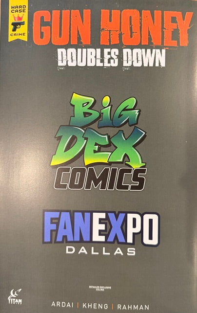 Gun Honey Doubles Down #3 CELINA Fan Expo Dallas Big Dex Exclusive Virgin Variant (PRE-ORDER)