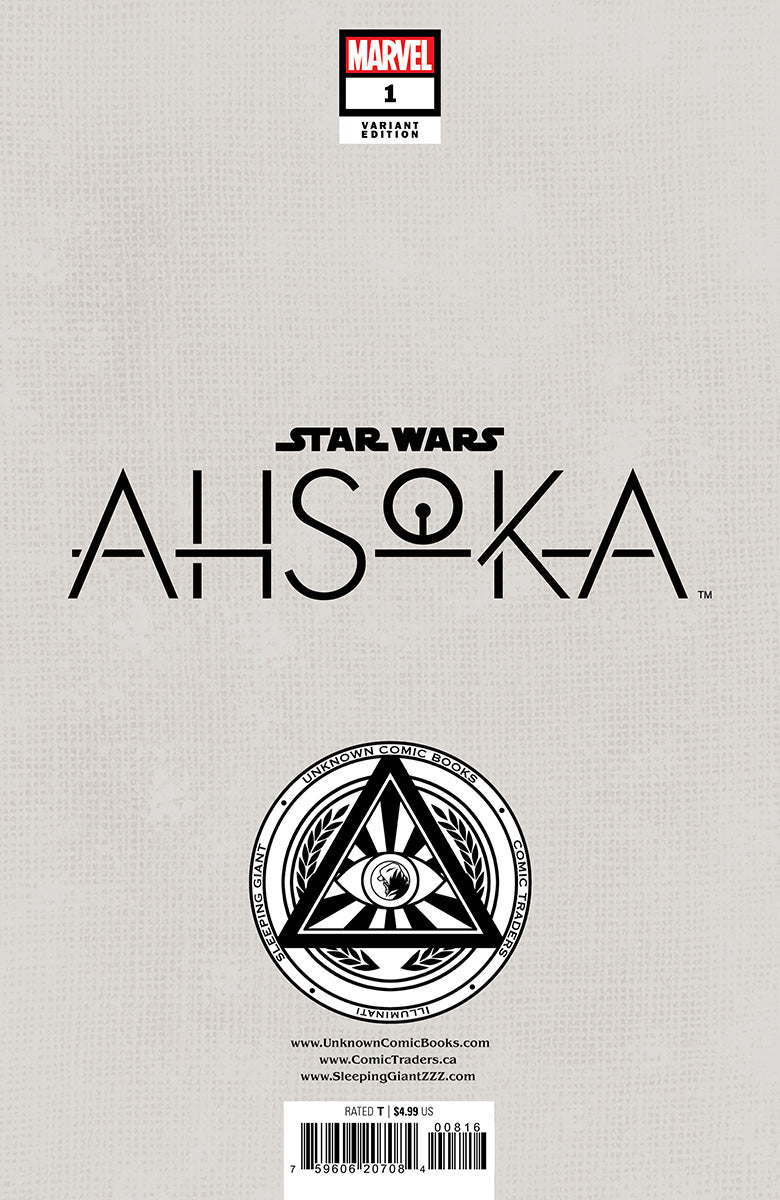 Star Wars: Ahsoka #1 Unknown Comics David Nakayama Virgin Exclusive Var (07/10/2024)