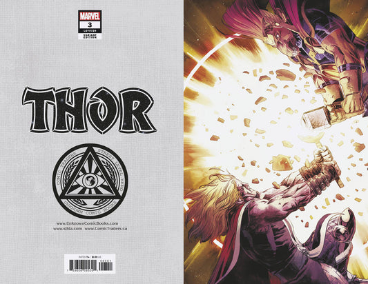 THOR #3 UNKNOWN COMICS EXCLUSIVE 4TH PTG KLEIN VIRGIN VAR (09/09/2020)