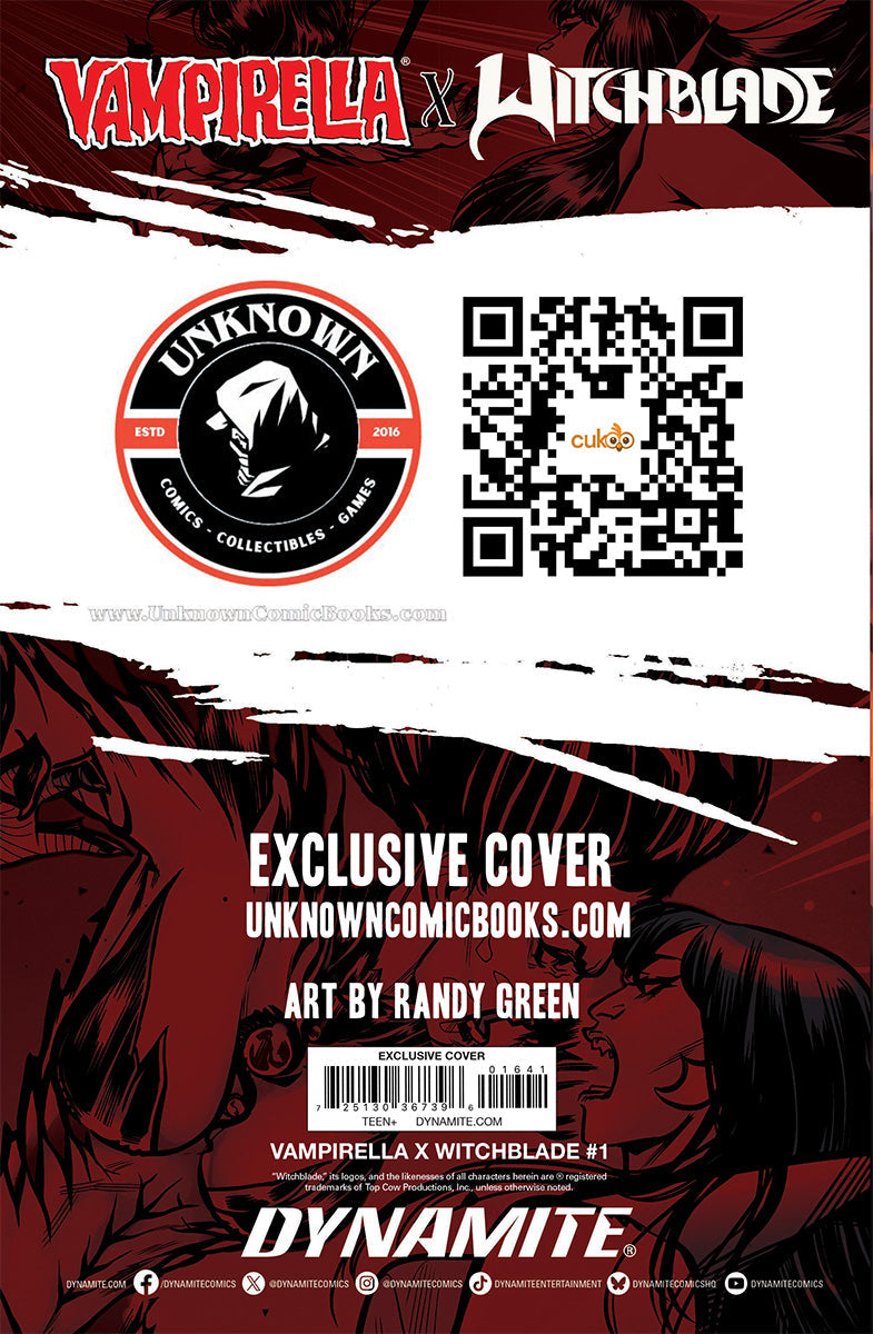 VAMPIRELLA X WITCHBLADE SPECIAL #1 RANDY GREEN EXCLUSIVE VAR (09/30/2026)