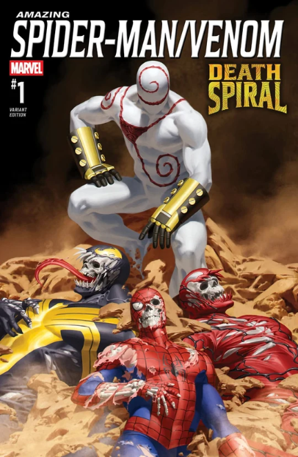 Amazing Spider-Man/Venom: Death Spiral #1 JUNGGEUN YOON Big Dex Comics Exclusive Trade Dress cover