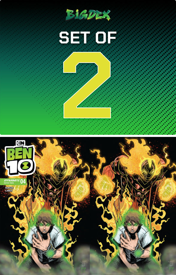 Ben 10 #4 JONATHAN URIBE Big Dex Comics Exclusive Set of 2