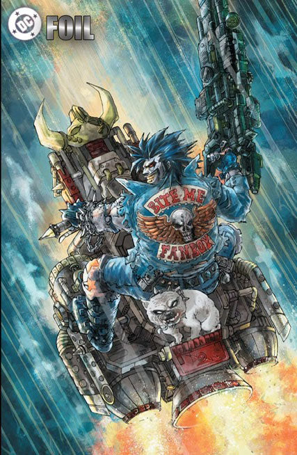 Lobo #1 Alan Quah Big Dex MegaCon Exclusive Foil Virgin Variant comic book cover