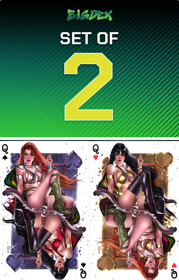 Altered States Warlords #4 - JOSH BURNS Big Dex NYCC Exclusive Playing Card Virgin Variants LTD 500 (PRE-ORDER)