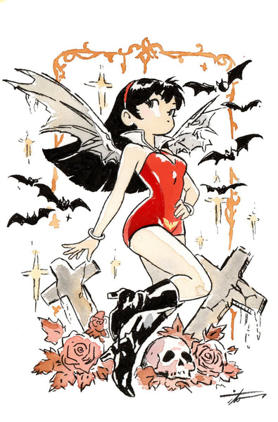 Vampirella #7 - ITO (Kawaii Style) Big Dex Exclusive Variants comic book artwork