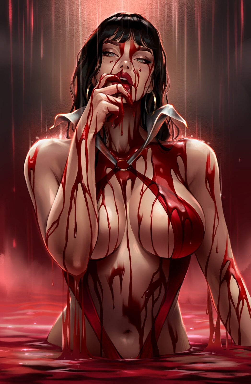 VAMPIRELLA #3 - KATYA SINYUKHINA VIRGIN VARIANT COVER A KNIGHT OF COMICS