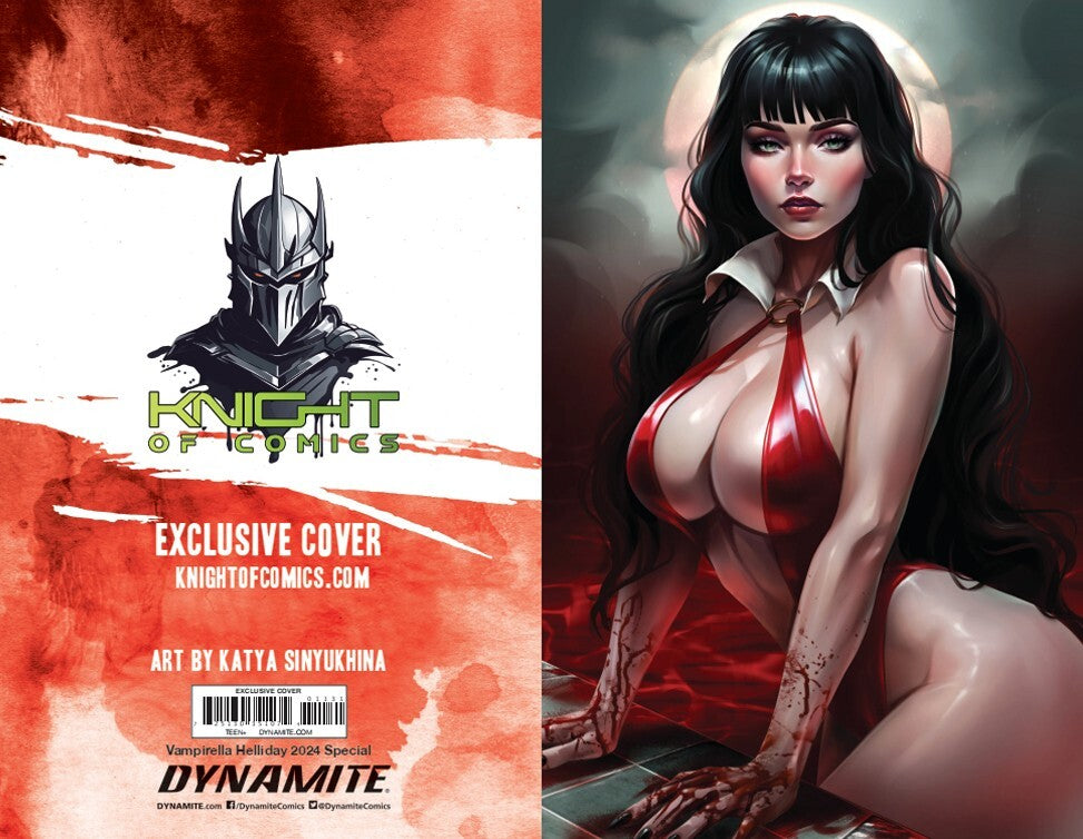 VAMPIRELLA HELLIDAY 2024 SPECIAL #1 - KATYA SINYUKHINA VIRGIN VARIANT NM+