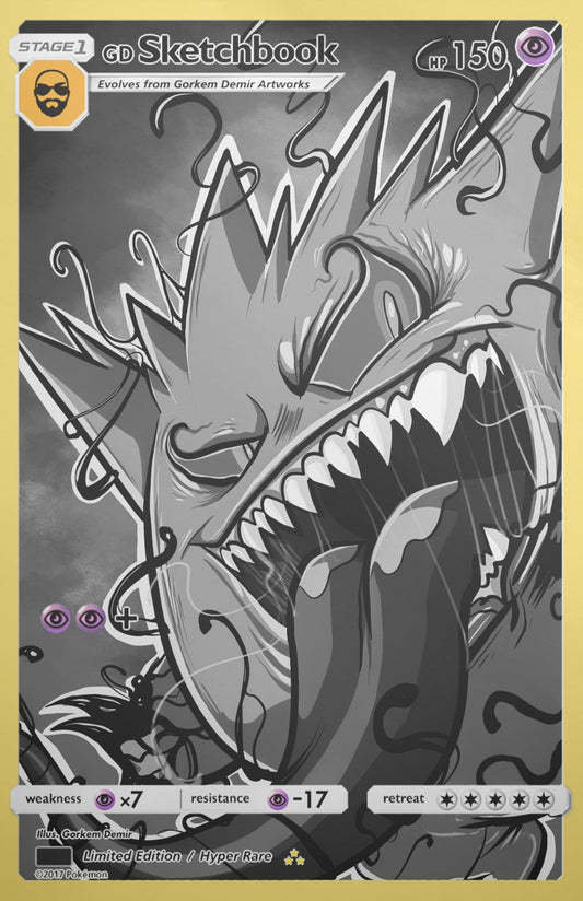 GORKEM DEMIR SKETCHBOOK - GENGAMIZED COVER C FOIL VARIANT NYCC 2025 EXCLUSIVE