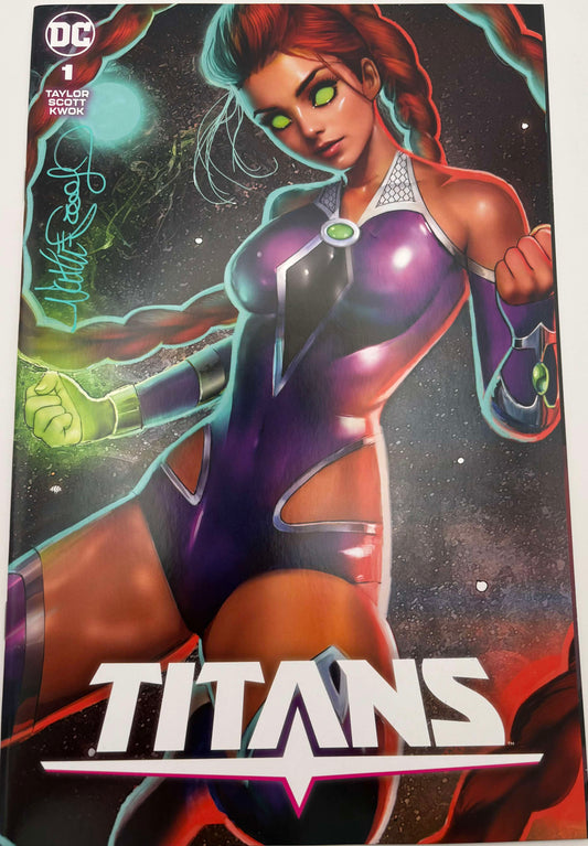 [Signed by Nathan Szerdy] TITANS #1 NATHAN SZERDY (616) EXCLUSIVE VAR [IN STOCK]