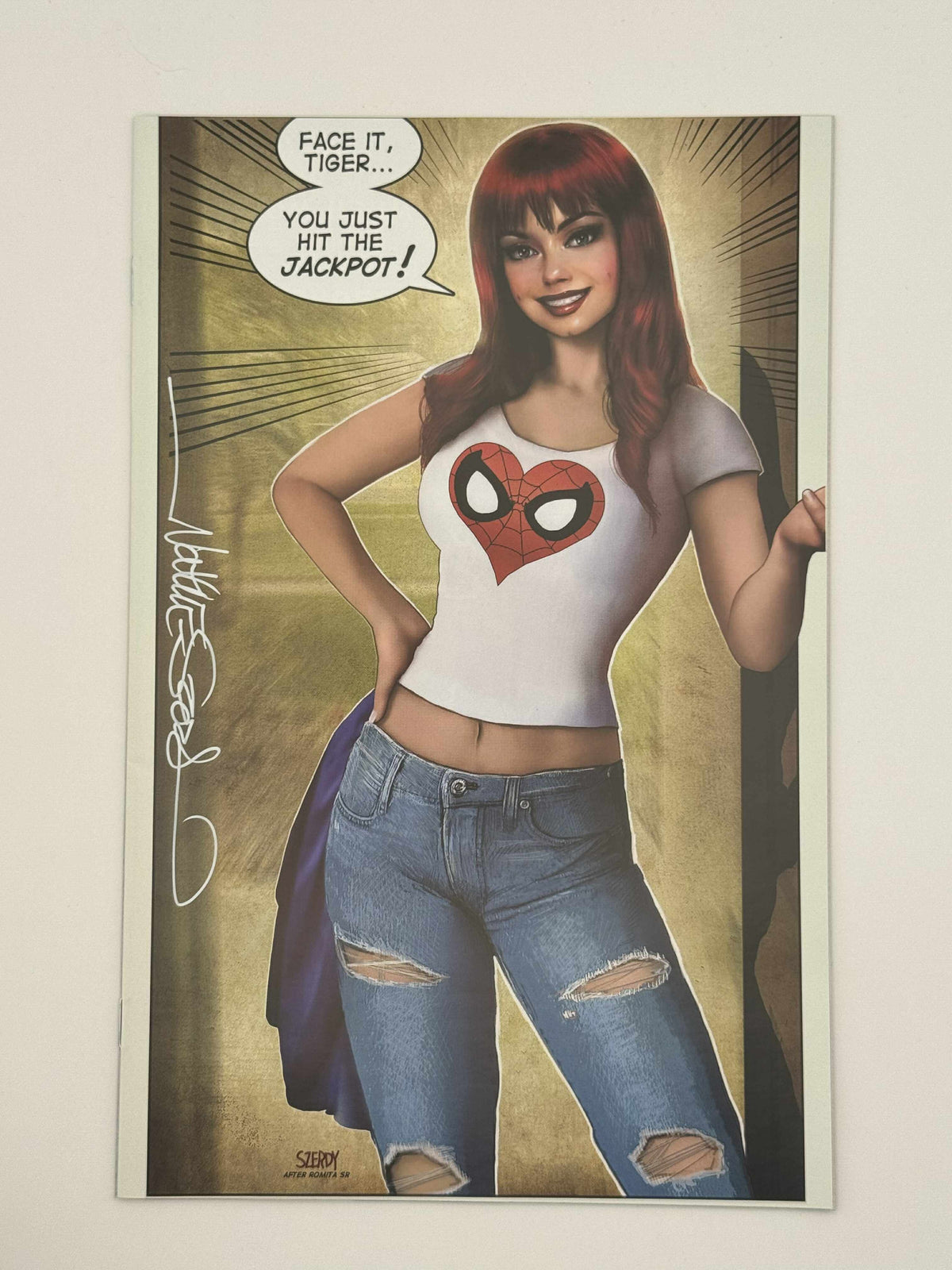 [Signed by Nathan Szerdy] AMAZING SPIDER-MAN #27 SIGNED Nathan Szerdy Virgin Variant IN STOCK
