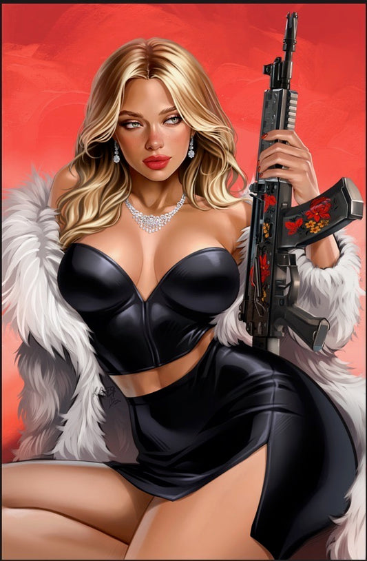 Gun Honey Doubles Down #2 Katya Sinyukhina Exclusive Virgin Variant comic book cover