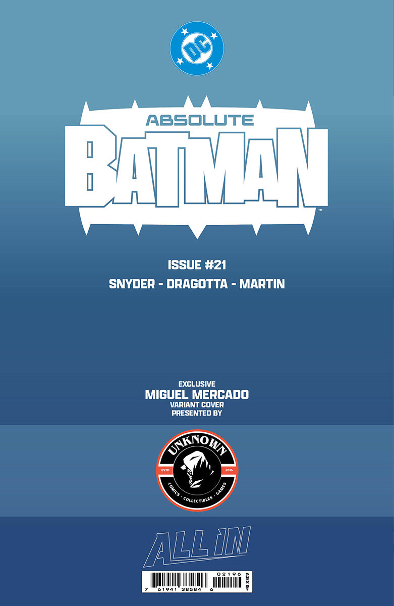 [GLOW IN THE DARK] ABSOLUTE BATMAN #21 MIGUEL MERCADO EXCLUSIVE VAR (06/17/2026)