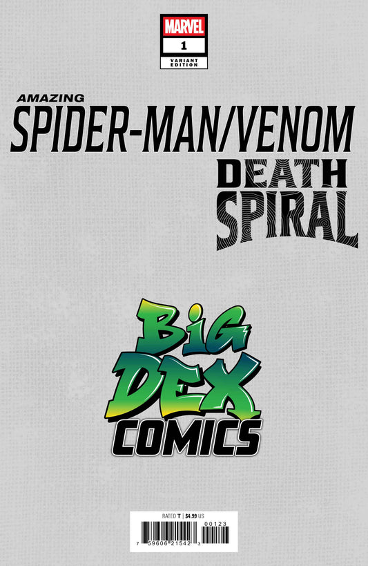 Amazing Spider-Man/Venom Death Spiral #1 LUCIO PARRILLO Big Dex Comics MegaCon Exclusive Virgin/Trade Set