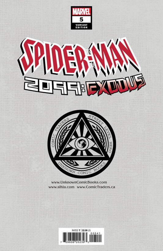 Spider-Man 2099: Exodus #5 Unknown Comics Alan Quah Exclusive Var (08/03/2022)
