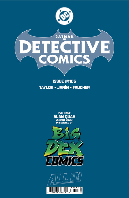 Batman Detective Comics #1105 ALAN QUAH Exclusive Virgin Variant