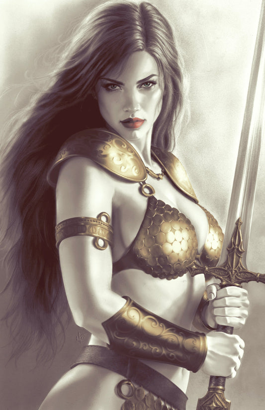 RED SONJA SHE-DEVIL WITH A SWORD #6 - MICHELLE DIAS COVER B VARIANT KNIGHT OF COMICS NYCC 2026 EXCLUSIVE LTD 150