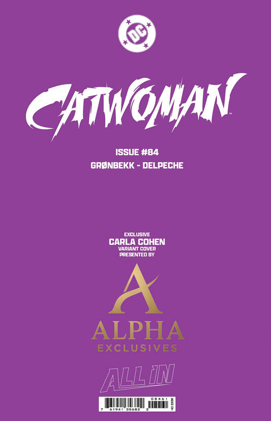 Catwoman #84 CARLA COHEN Exclusive Trade Dress