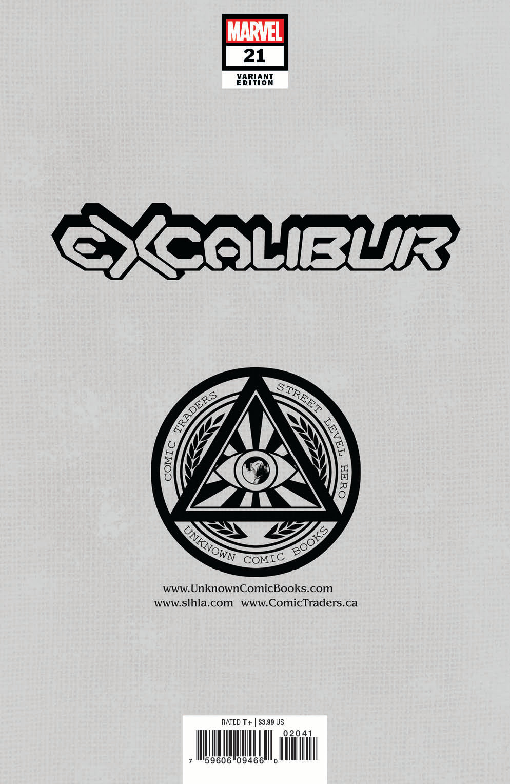 Excalibur #21 Unknown Comics David Nakayama Exclusive Virgin Var Gala (06/09/2021)