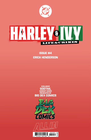Harley & Ivy Life and Crimes #4 GODTAIL Exclusive Foil Virgin Variant