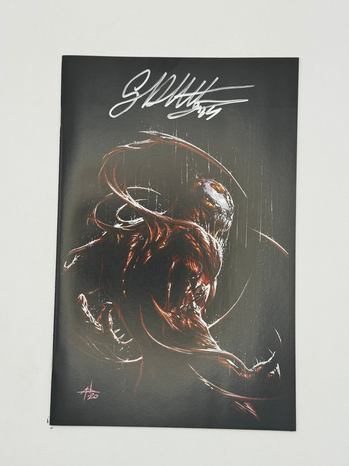 [Signed by Gabriele Dell'Otto] Venom #31 Unknown Comics Gabriele Dell_Otto Exclusive Carnage Var Kib [INST]