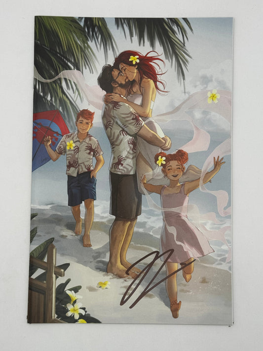 [Signed by Hickman] Ultimate Spider-Man #12 Virgin Unknown Comics Leirix Exclusive Var [INST]