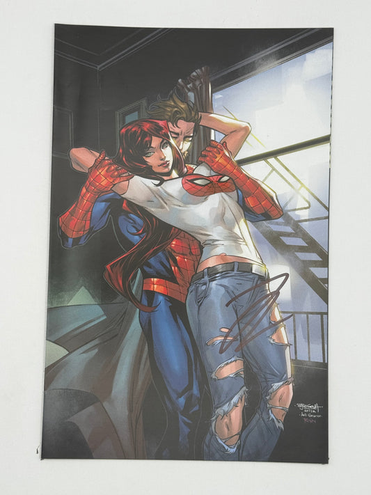 [Signed by Hickman] Ultimate Spider-Man #5 Virgin Unknown Comics Segovia Exclusive Var [INST]