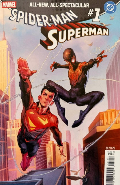 Marvel/DC: Spider-Man/Superman #1 JEROME OPEÑA 1:50 Incentive Variant