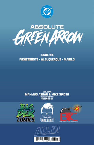 Absolute Green Arrow #4 MAHMUD ASRAR Fan Expo Exclusive Variants (PRE-ORDER)