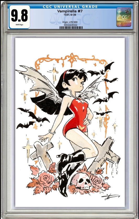Vampirella #7 - ITO (Kawaii Style) Big Dex Exclusive Variants comic book artwork