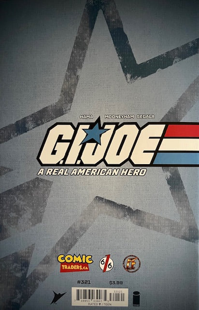 GI Joe Real American Hero #321 ALAN QUAH Virgin Variant