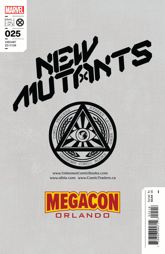 New Mutants 25 Unknown Comics Derrick Chew Exclusive Color Splash Convention VIRGIN Var (06/08/2022)
