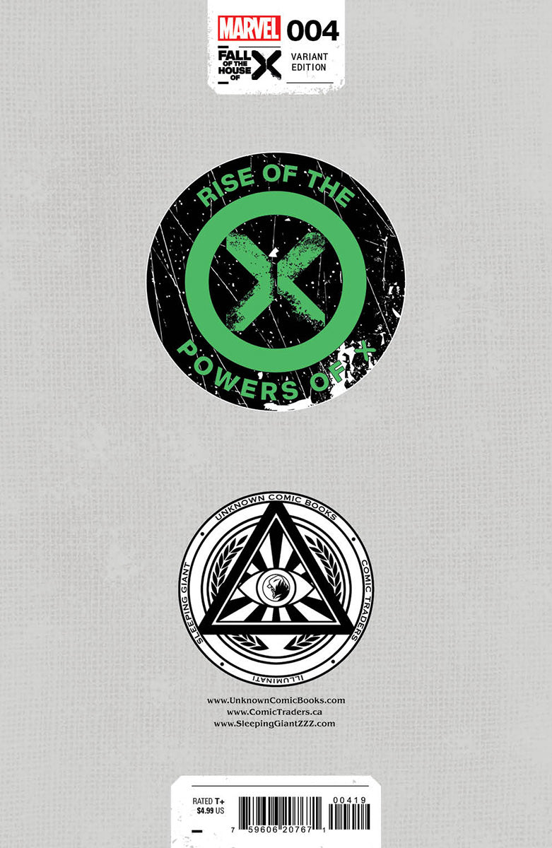 [Signed by Kaare Andrews] RISE OF THE POWERS OF X #4 UNKNOWN COMICS KAARE ANDREWS EXCLUSIVE VAR [FHX] [IN STOCK]