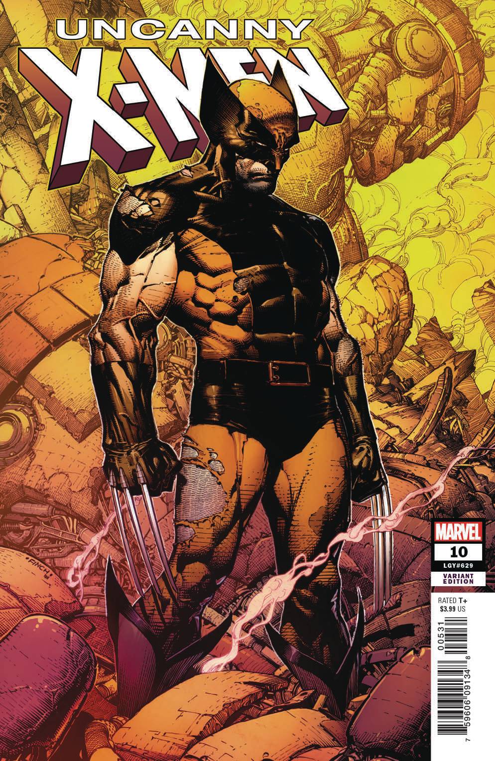 UNCANNY X-MEN #10 FINCH VAR 1/16/2019