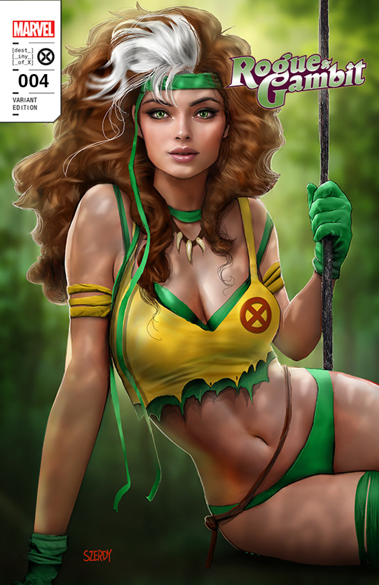 [Signed by Nathan Szerdy] ROGUE & GAMBIT #4  UNKNOWN COMICS NATHAN SZERDY EXCLUSIVE VAR [IN STOCK]