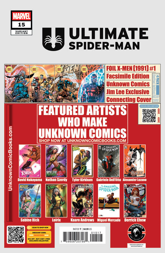 Ultimate Spider-man #15 Unknown Comic Mirka Andolfo Exclusive Var (03/26/2025)