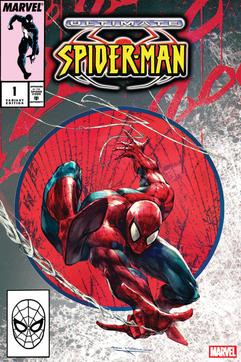 (A) Ultimate Spider Man #1 Foil and Trade set by Ivan Tao