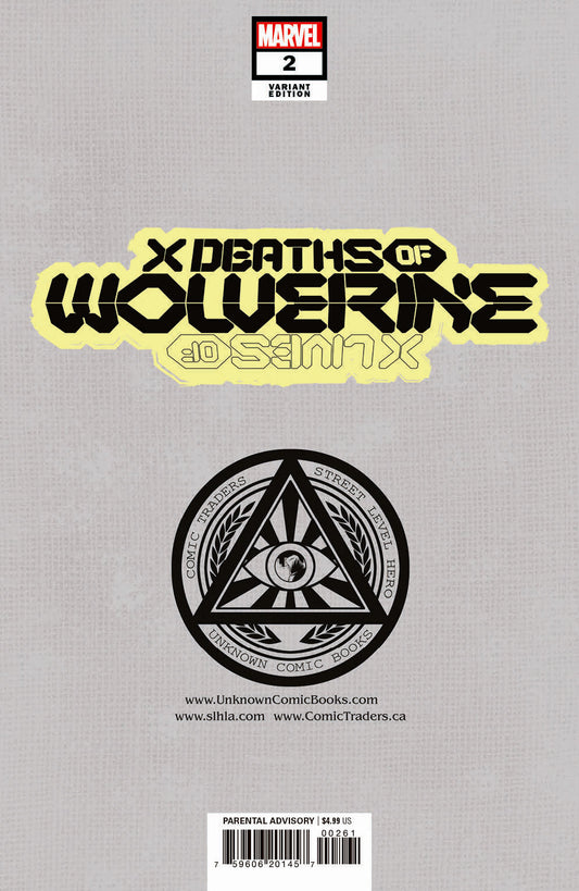 X Deaths Of Wolverine 2 Unknown Comics Ryan Stegman Exclusive Var (02/09/2022)