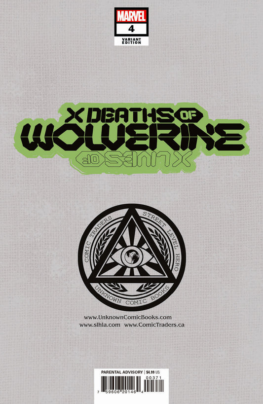X Deaths Of Wolverine 4 Unknown Comics Philip Tan Exclusive Var (03/09/2022)