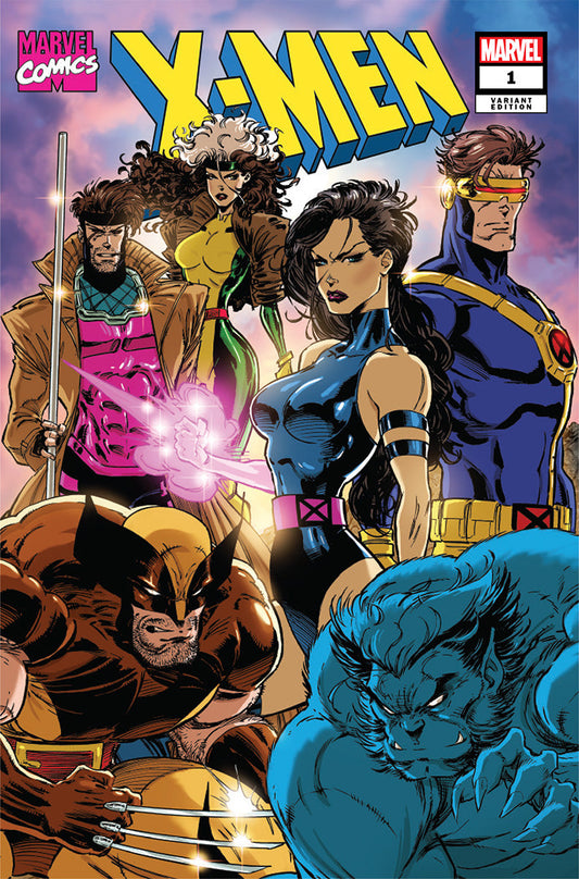 [FOIL] X-Men #1 (1991) Facsimile Kaare Andrews MEGACON 2025 Exclusive Blue Team Var (02/05/2025)