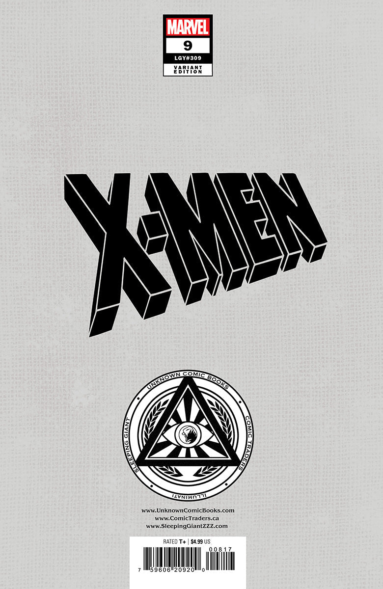 [Signed by Tyler Kirkham] X-Men #9 Unknown Comics Tyler Kirkham Exclusive Virgin Var [IN STOCK]