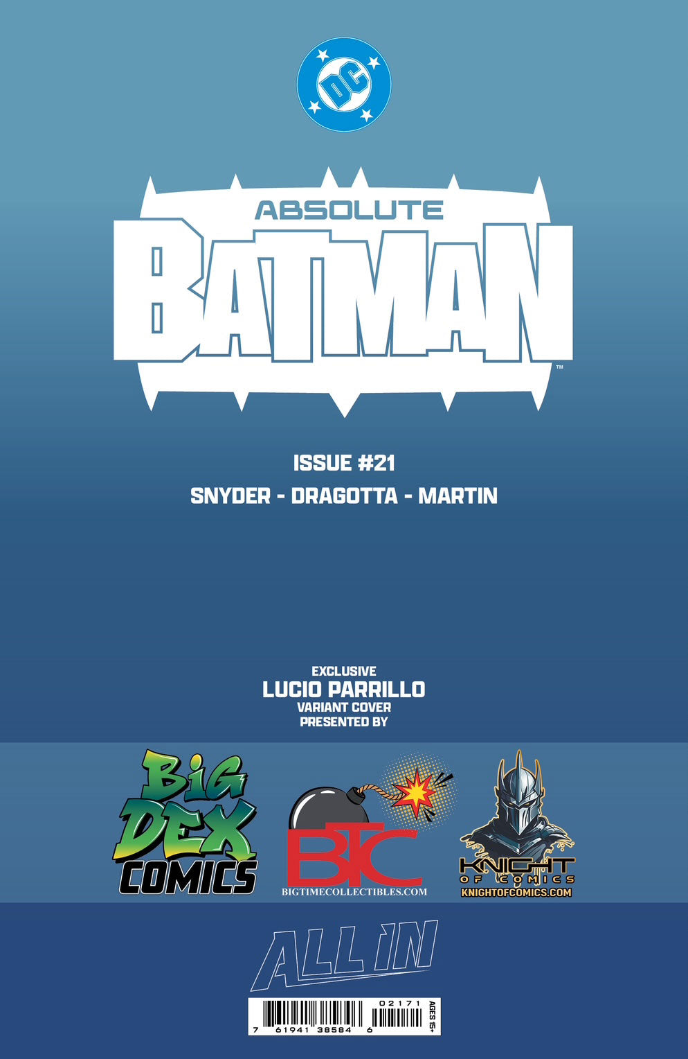 Absolute Batman #21 Lucio Parillo HeroesCon Exclusive Foil Variant Cover