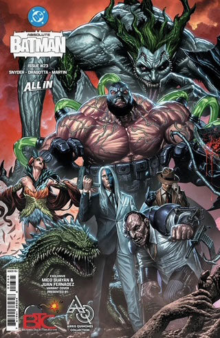 Absolute Batman #23 MICO SUAYAN Exclusive Trade Dress Variant Back Cover