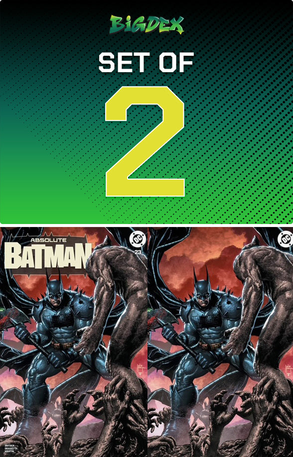 Absolute Batman #23 MICO SUAYAN Exclusive Trade Dress and Virgin Variant Set of 2 Front Cover