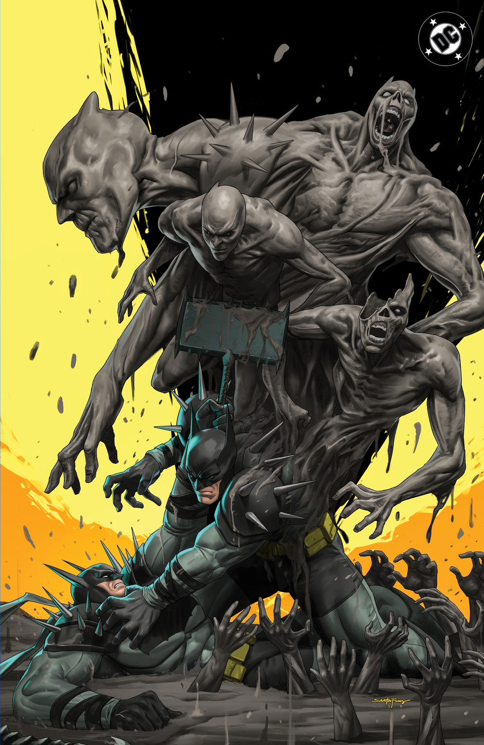 Absolute Batman #23 SANTA FUNG Virgin Variant Cover by DC Comics