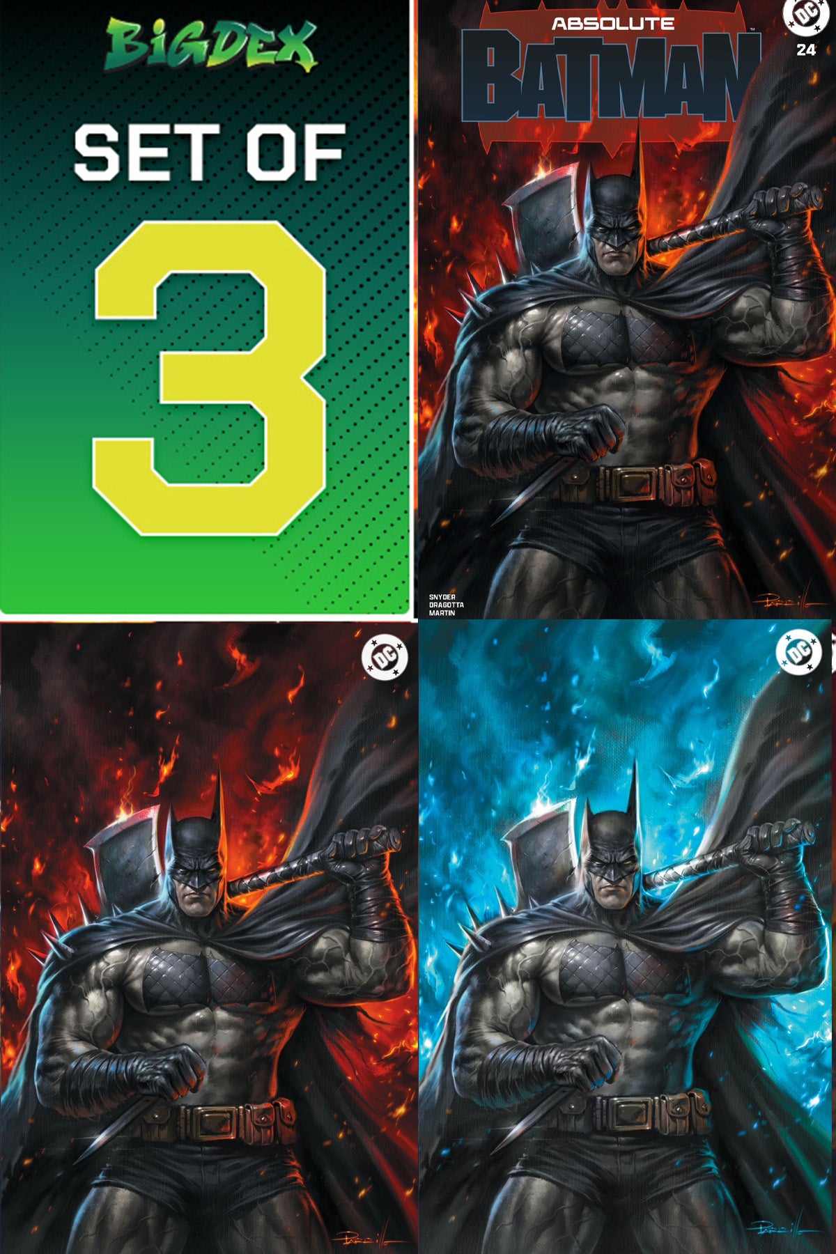 Absolute Batman #24 LUCIO PARRILLO NYCC Big Dex Exclusive Variants comic book artwork